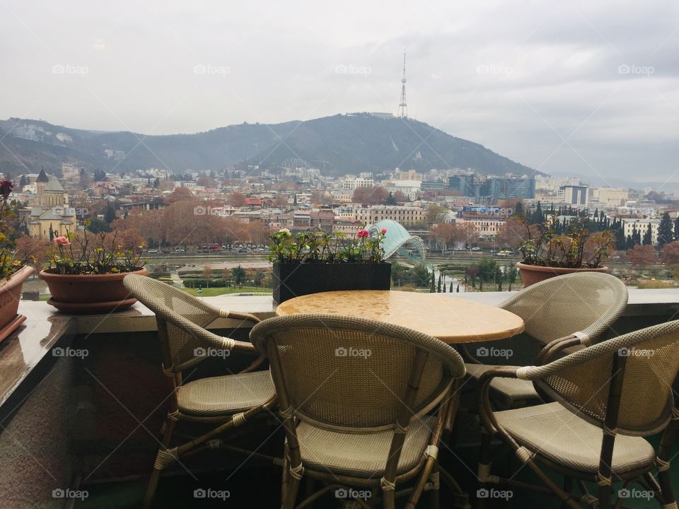 Панорамный вид Тбилиси 