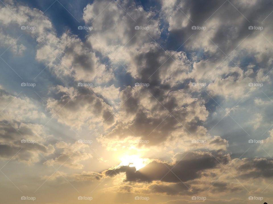 Dancing Sun and Clouds, Egypt