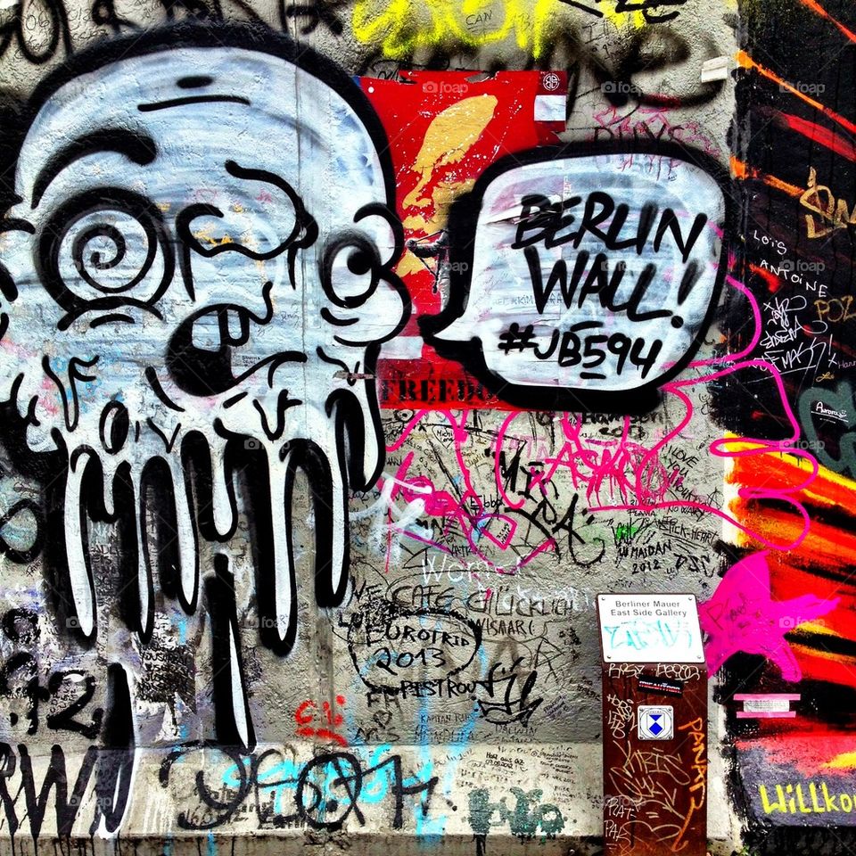 Berlin Wall graffiti