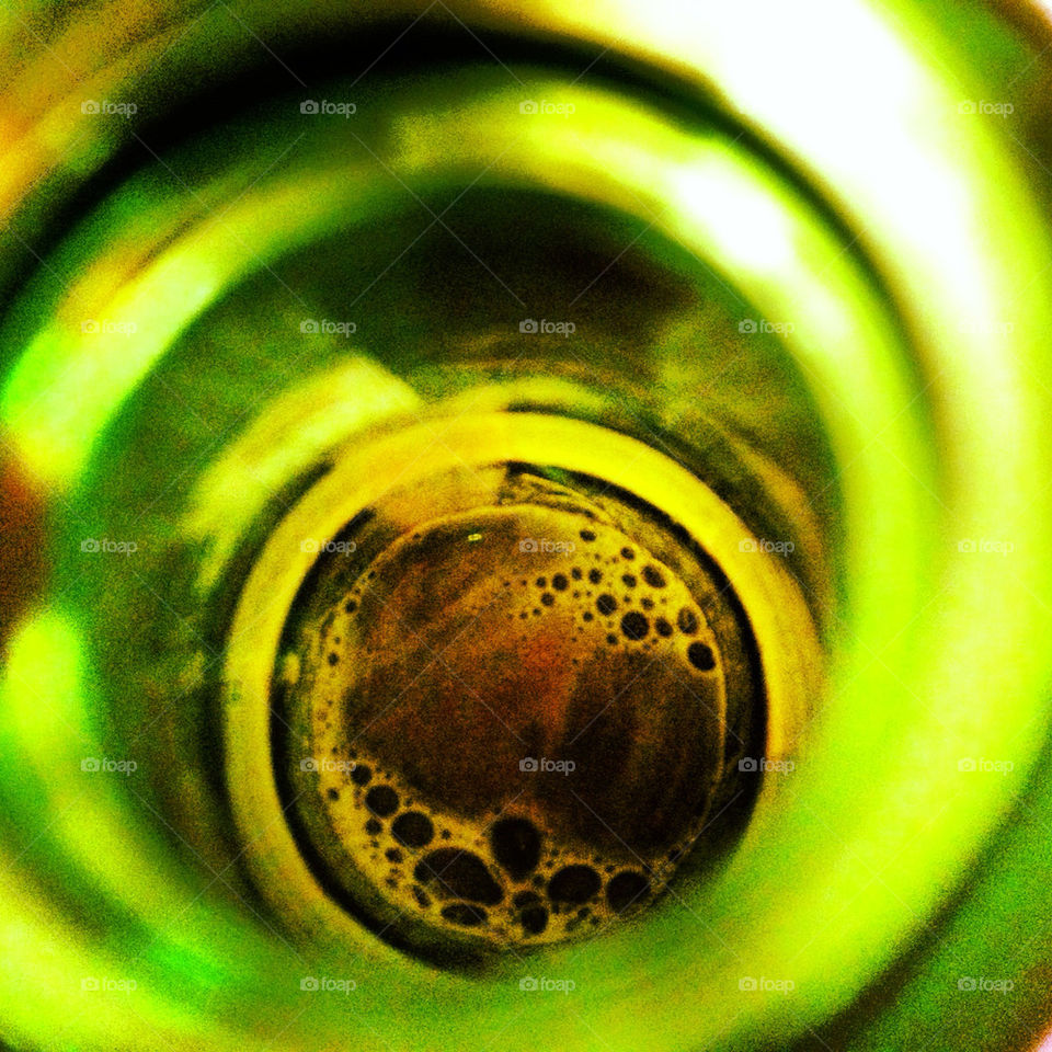 green drink beer inside by Glorialeicesterfan
