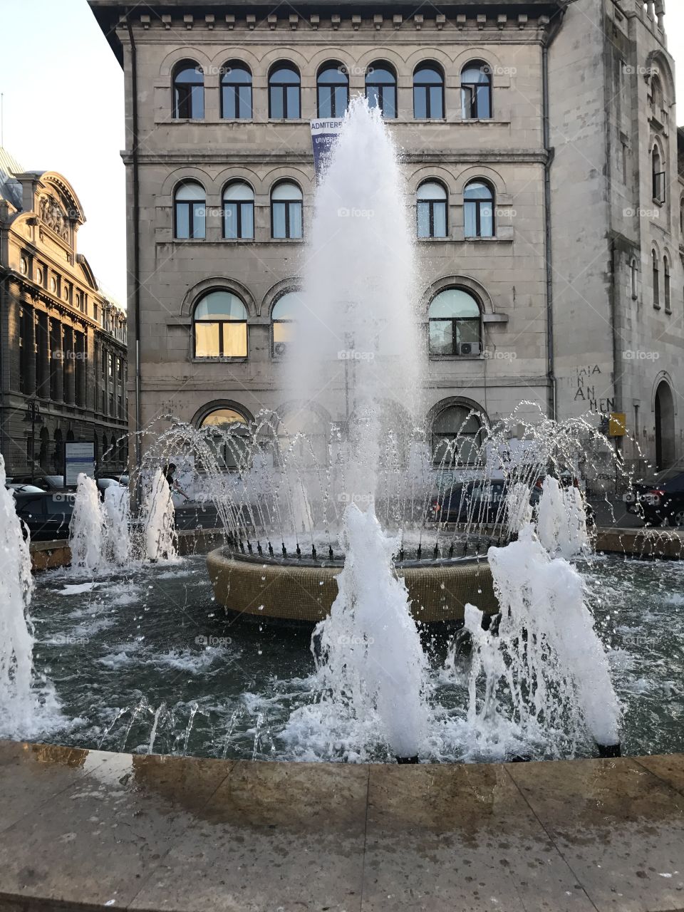 Fountain in Bucharest