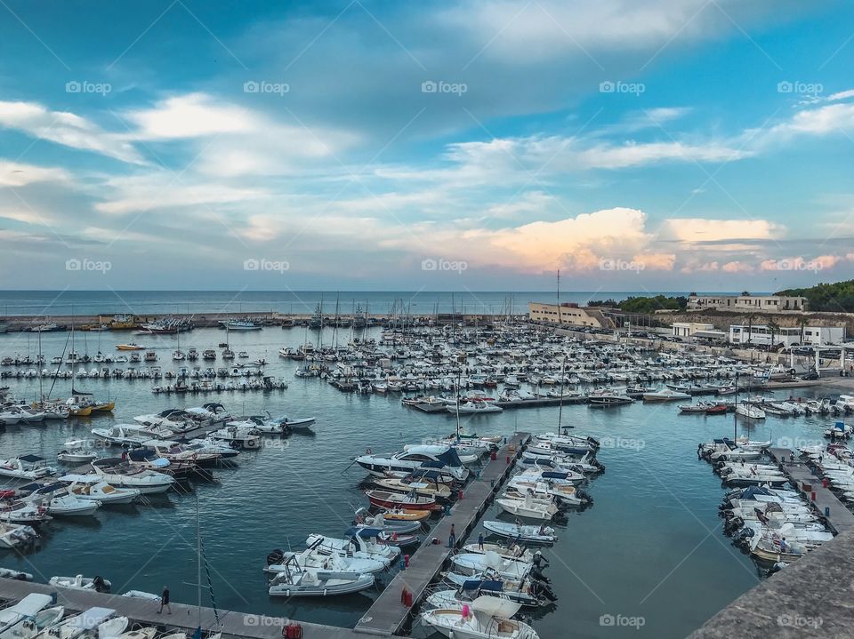 Monopoli, Italy, Bari, marina, boats