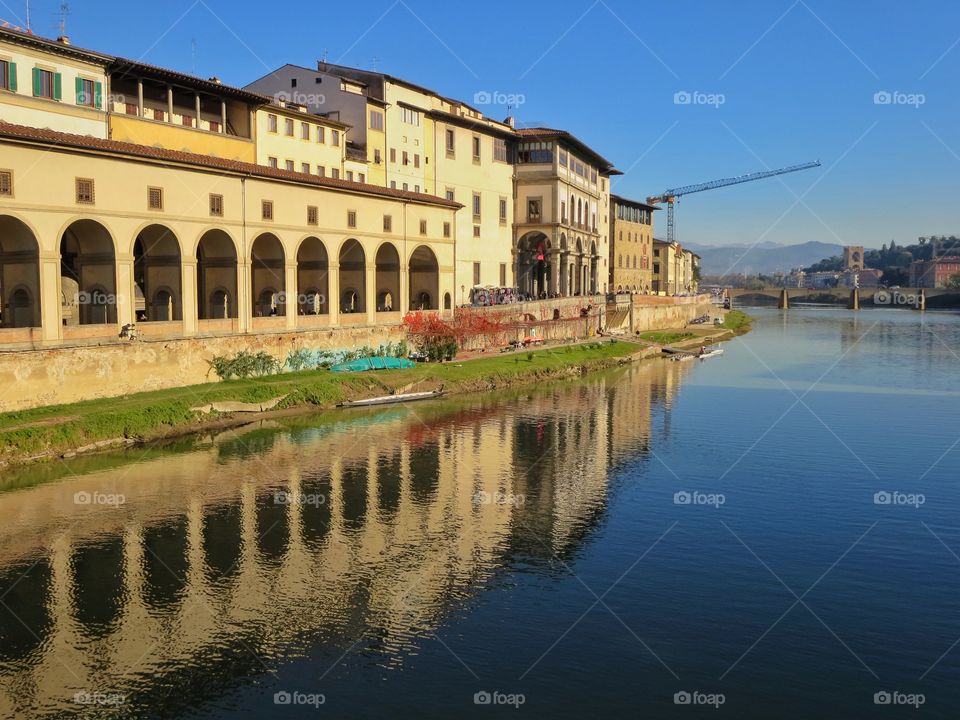 Building and river italy