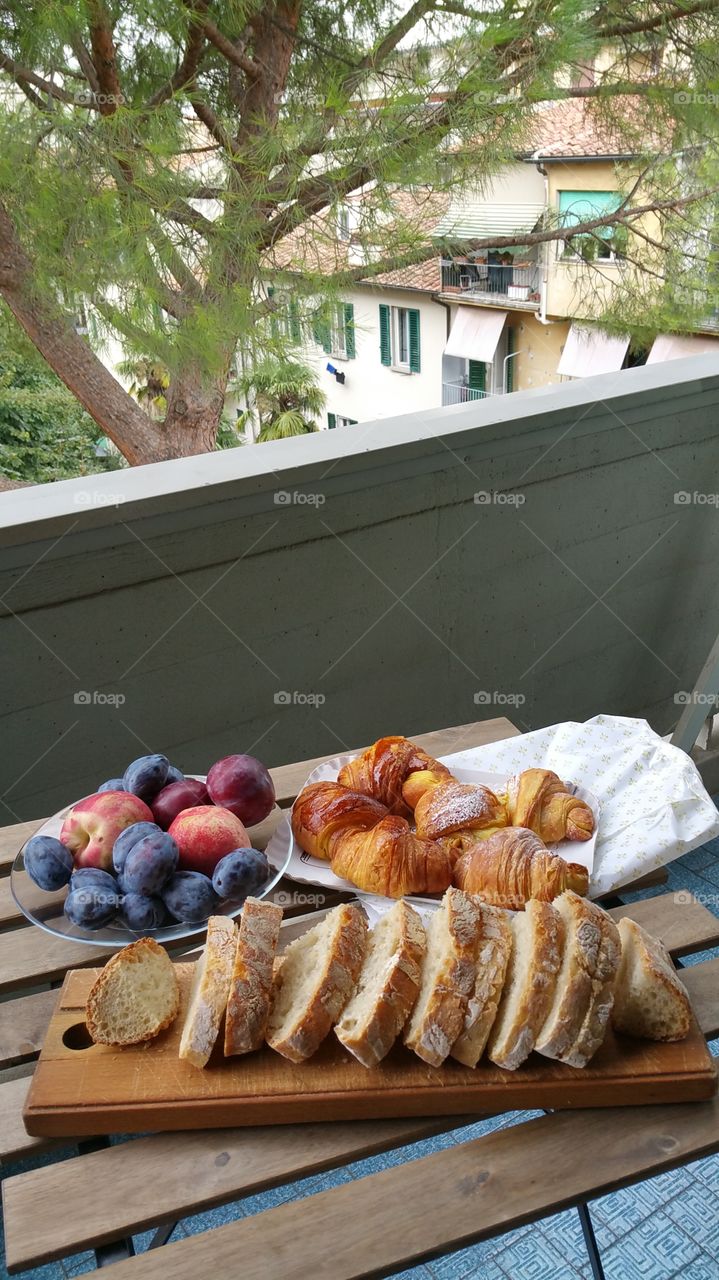 breakfast in Florence