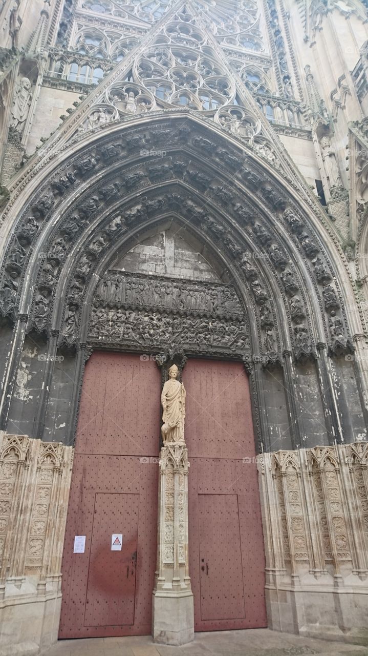 amazing door of cathedral