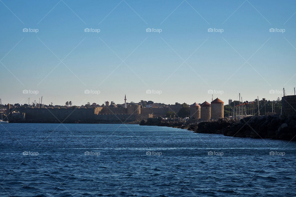 Rodes, Greece, the harbour