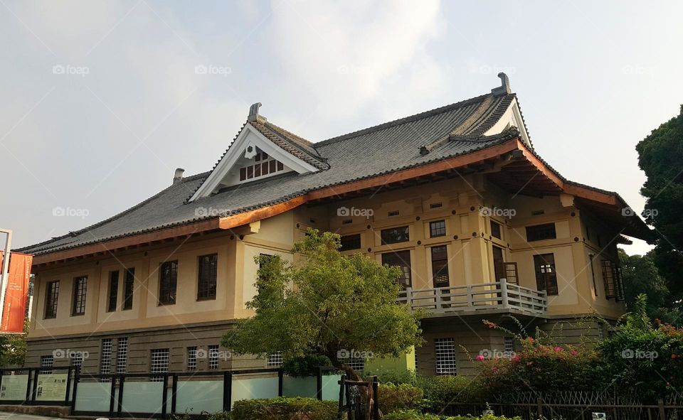 The architectural style of Tainan Martial Arts Hall is a traditional Japanese shrine building.
Shinto architecture.
Japanese Shinto shrines
Completed in 1936 (Showa 11).