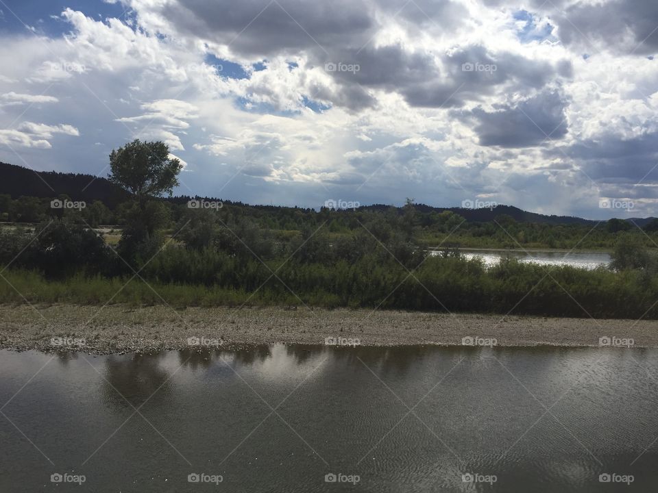 Landscape, Lake, Water, Reflection, Tree