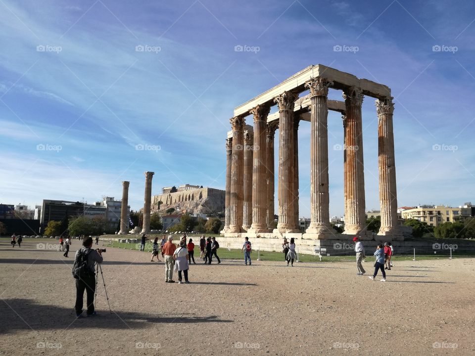 Olympic Zeus Columns