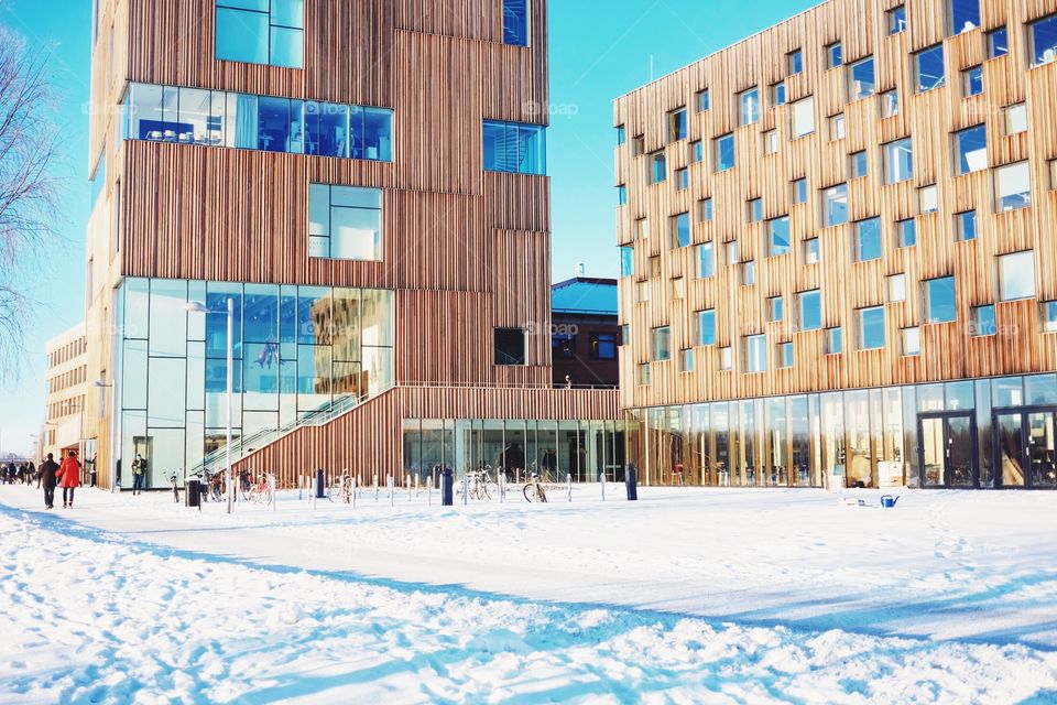 Architecture, No Person, Winter, Snow, Building