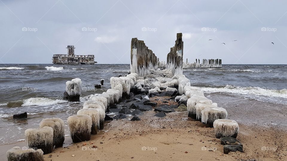 No Person, Water, Beach, Seashore, Sea