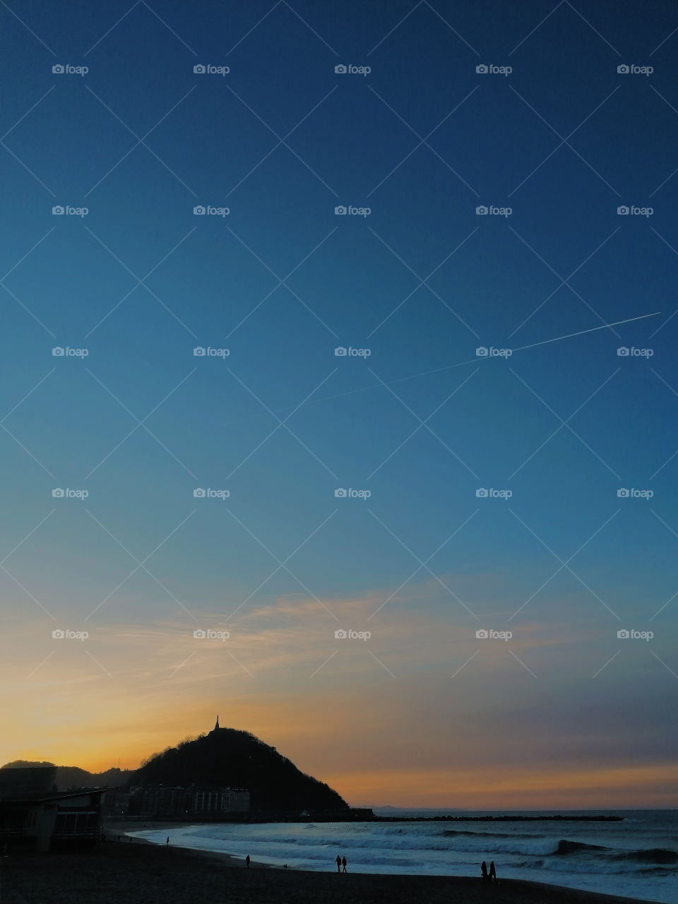 Sunset in San Sebastian