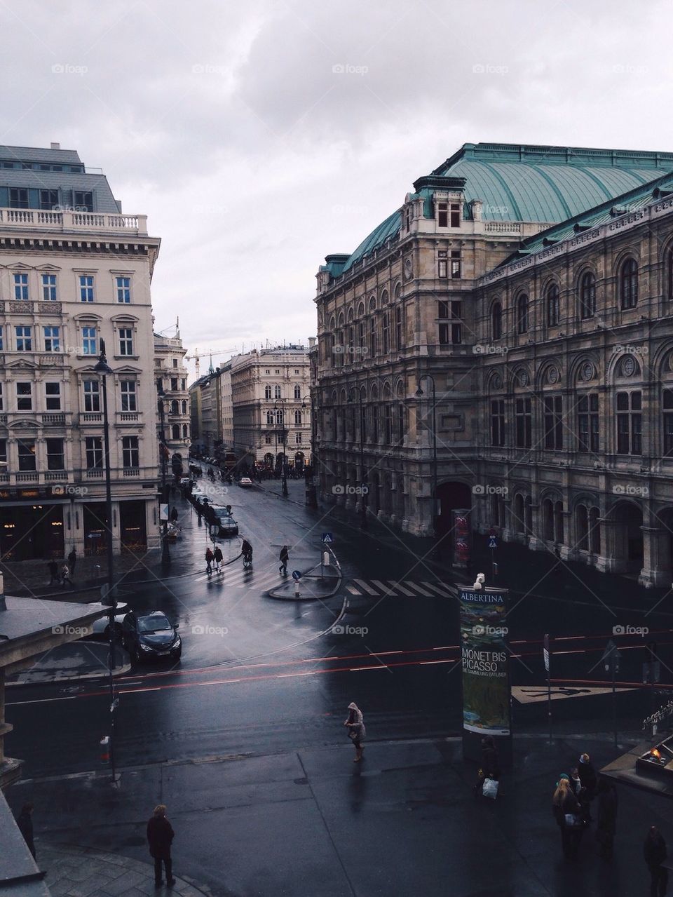 Rainy day in Vienna 