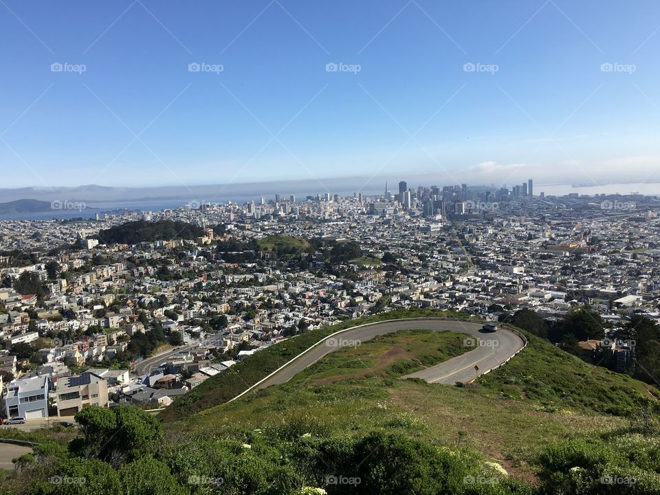 San Francisco as seen from Twin Peaks