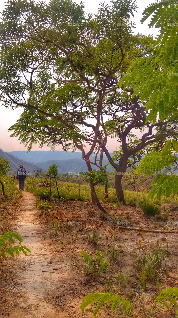 trilha acampamento chapada dos veadeiros Goiás