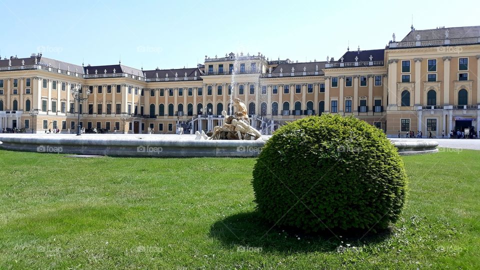 Schönbrunn Palace in Vienna.