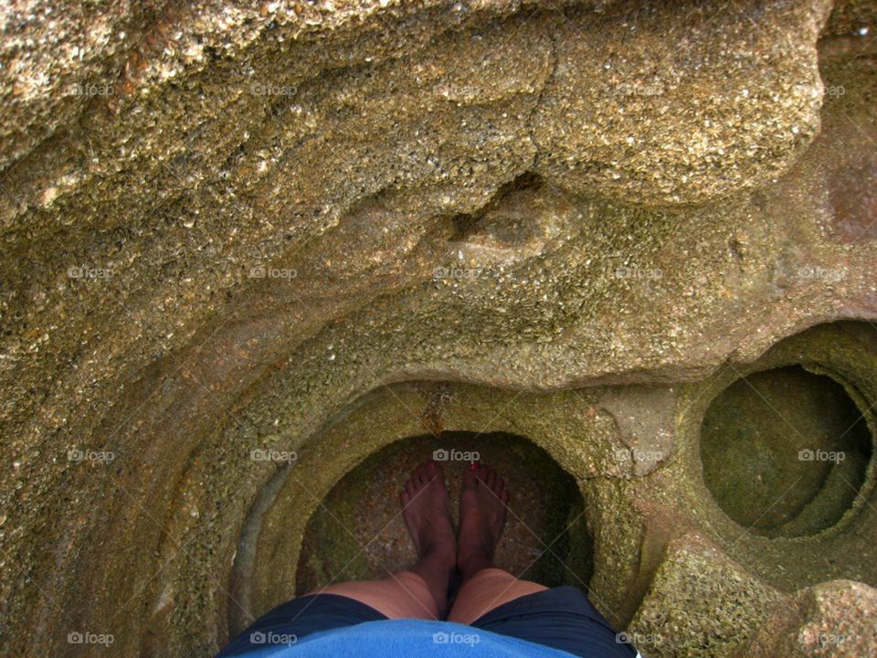 standing in a tide hole