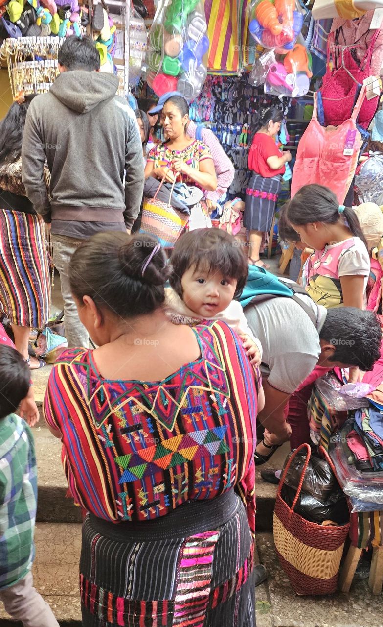 on the market of Chichicastelnango