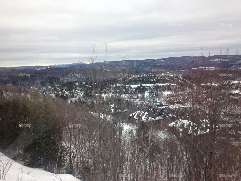 Mountains in Quebec Canada