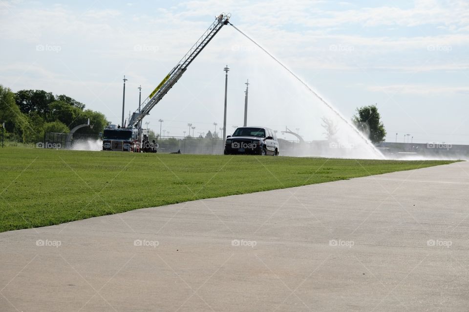 Everything has to be tested - -  then too the parking lot was hot!