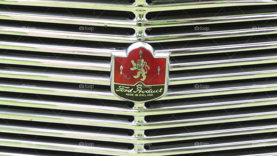 "a Ford product made in England "

grill badge