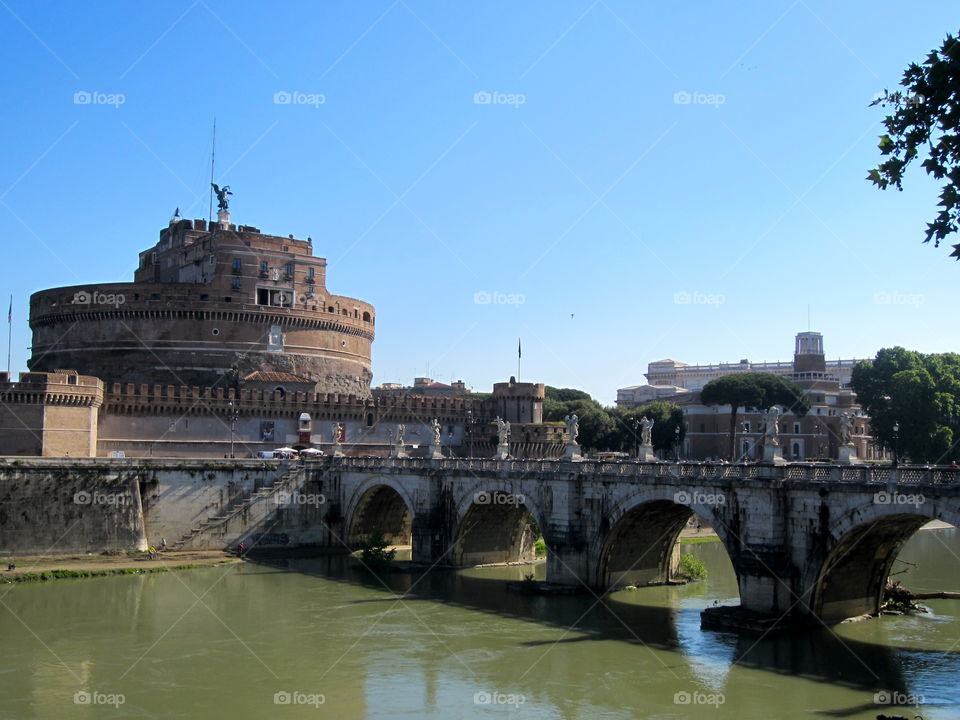 Architecture, Bridge, River, Travel, No Person