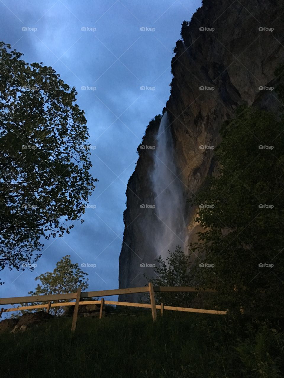 Waterfall, Switzerland 
