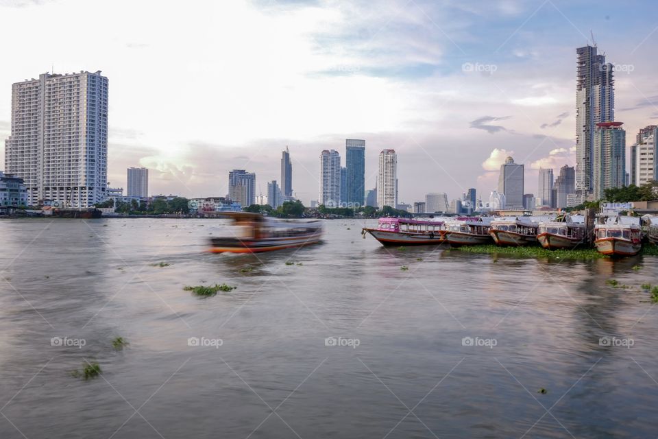 Bangkok at the river 