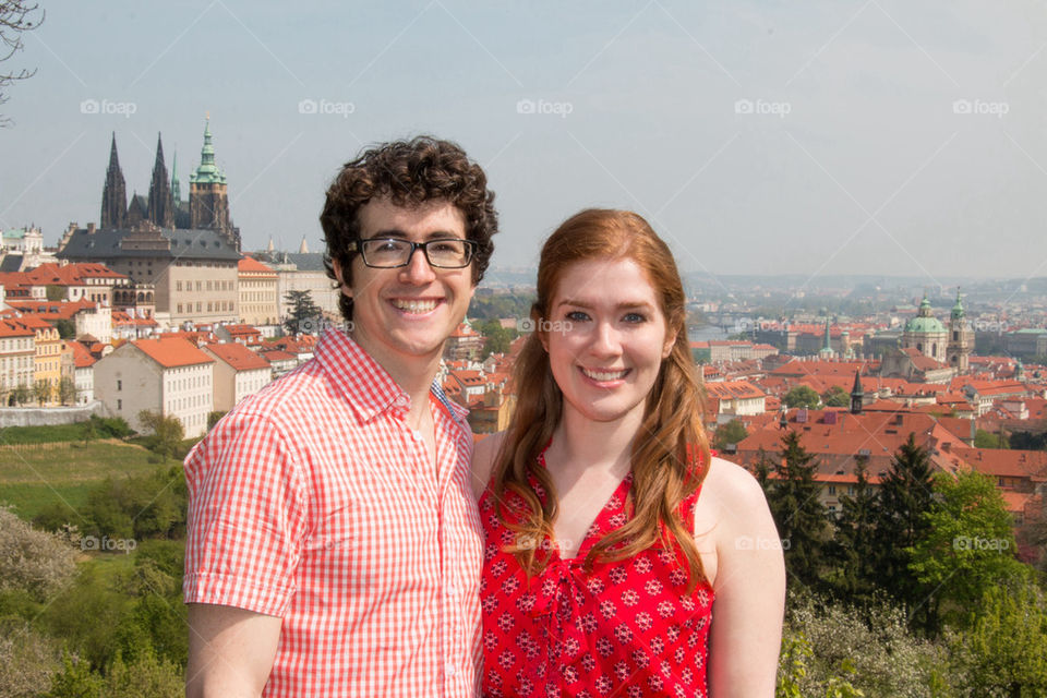 Couple in Prague 