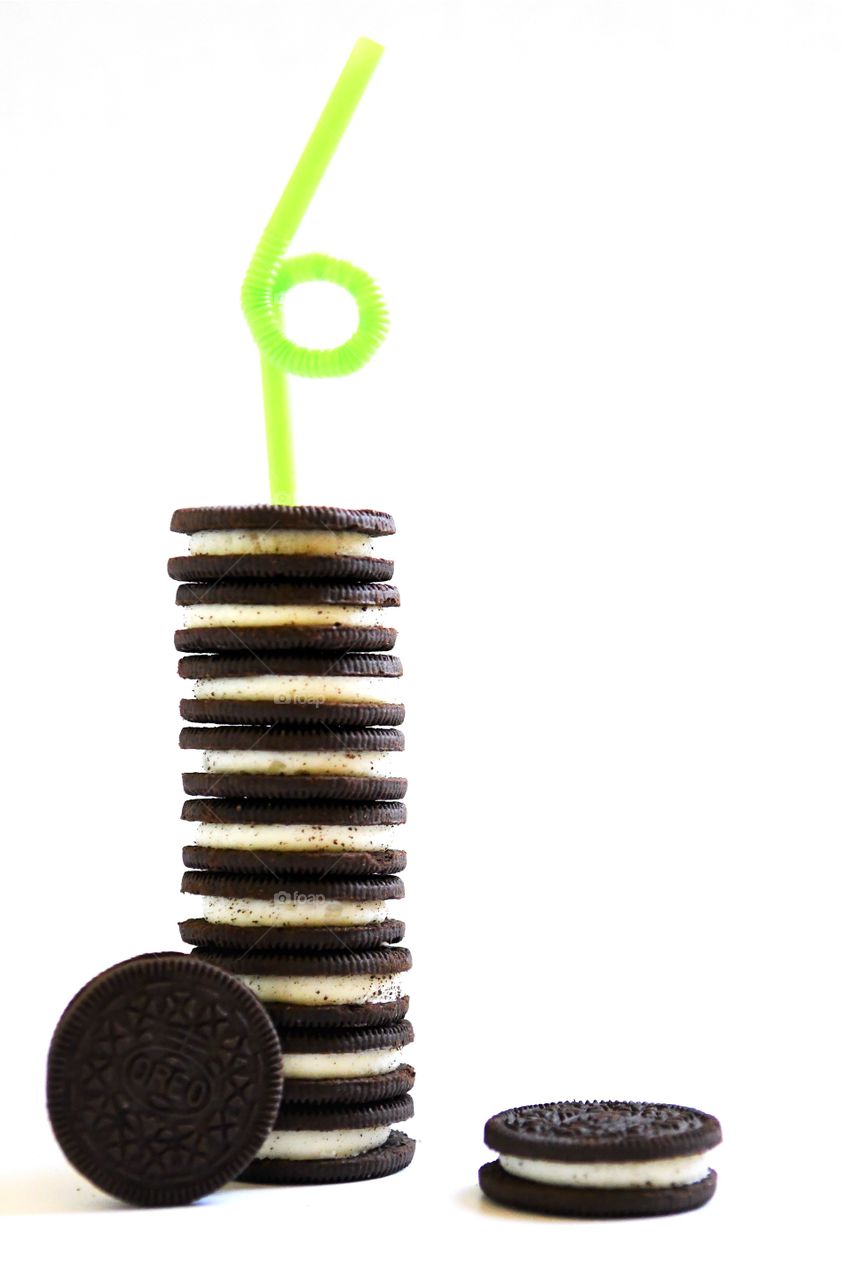 Oreo cookies tower