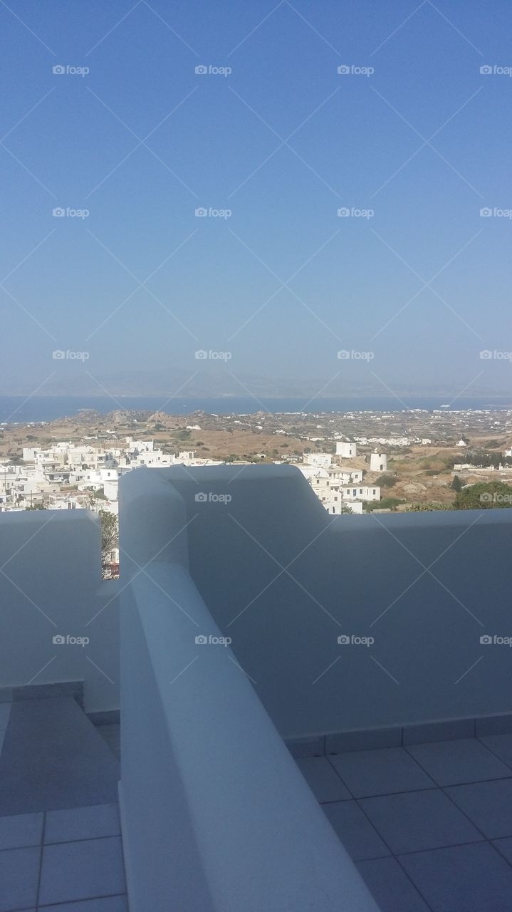 A house on the island of naxos with amazing view... You can also see the island of paros as well...