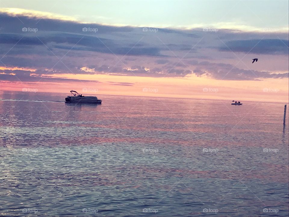Lake Michigan sunset 