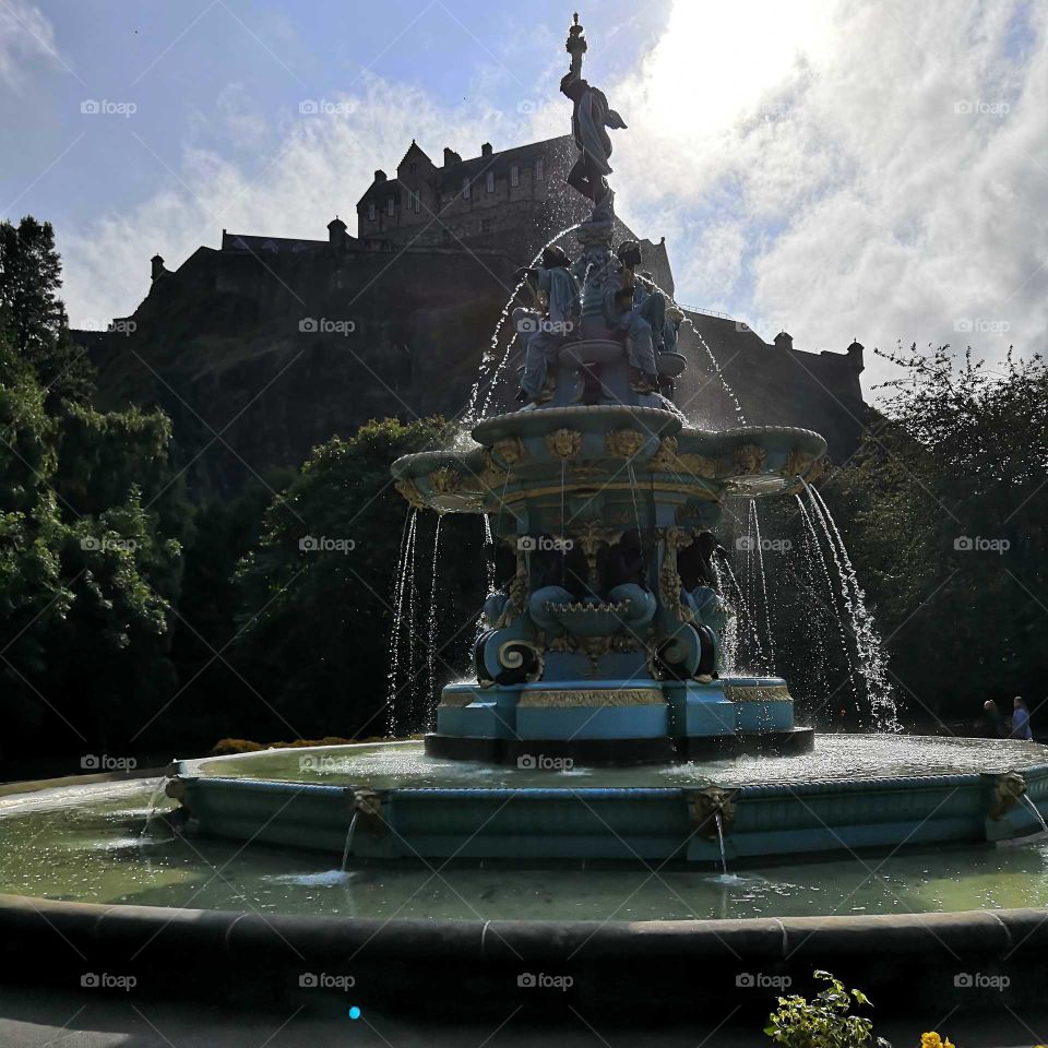 View at the Edinburgh castle