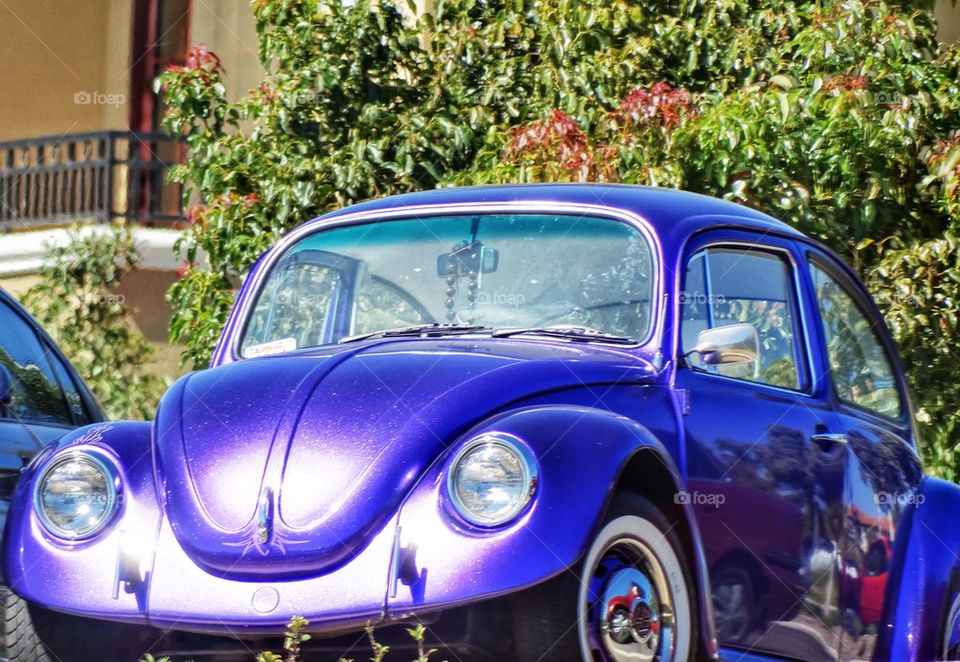 Purple Volkswagen Beetle