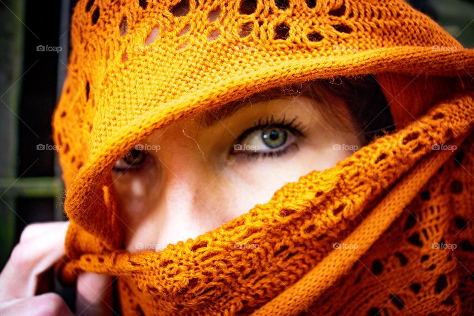 Mystic mysterious woman portrait . 
Face beauty. Eyes and dark ,mysterious yes ❤️🧡💛💚💙💜