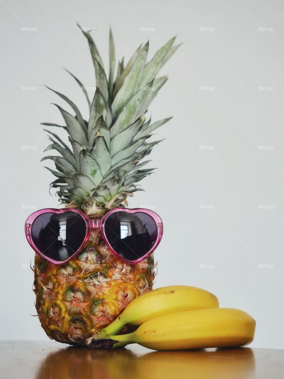 Pineapple and bananas