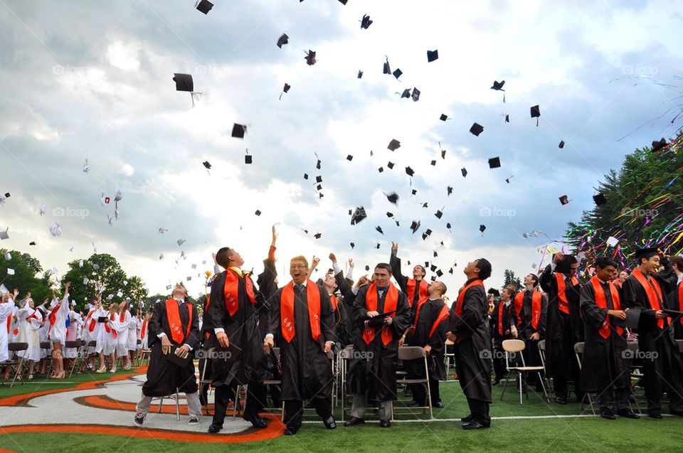 Graduation Cap Toss