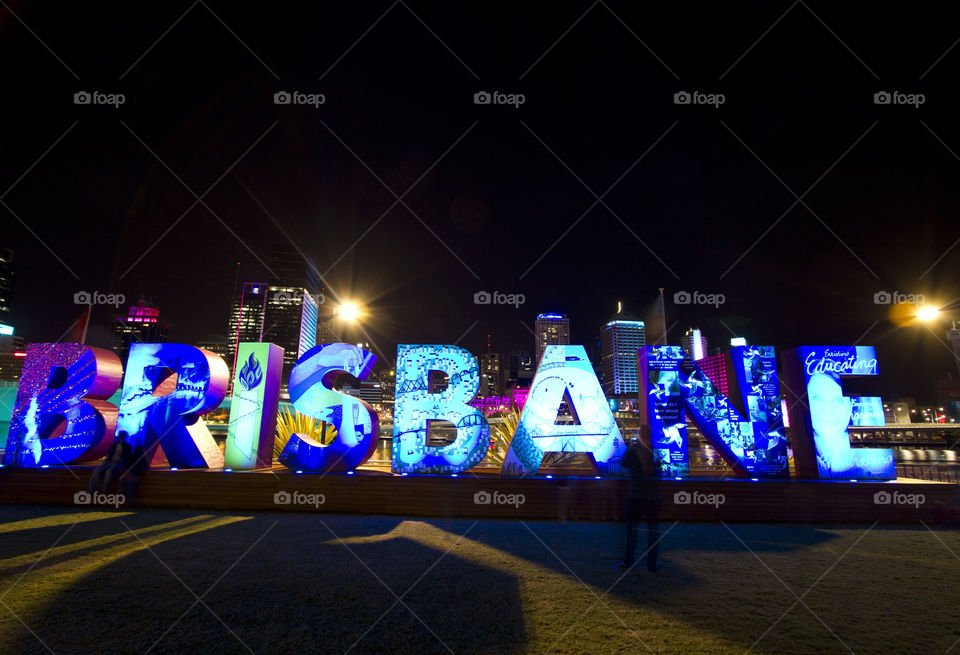 Brisbane Light Sign