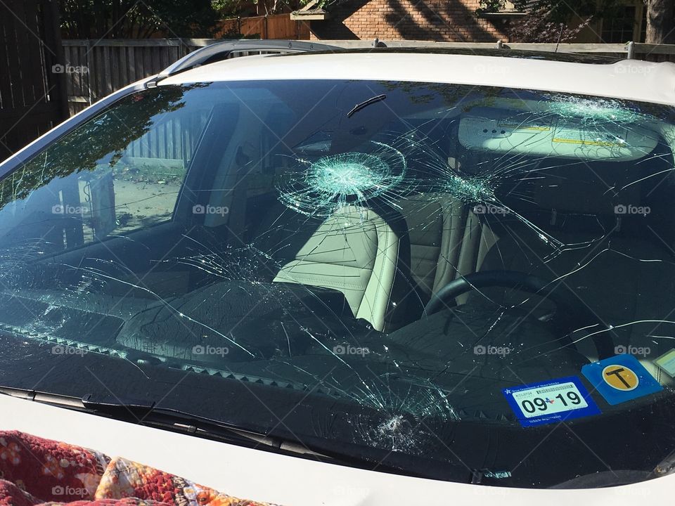 Baseball-Size Hail Damage