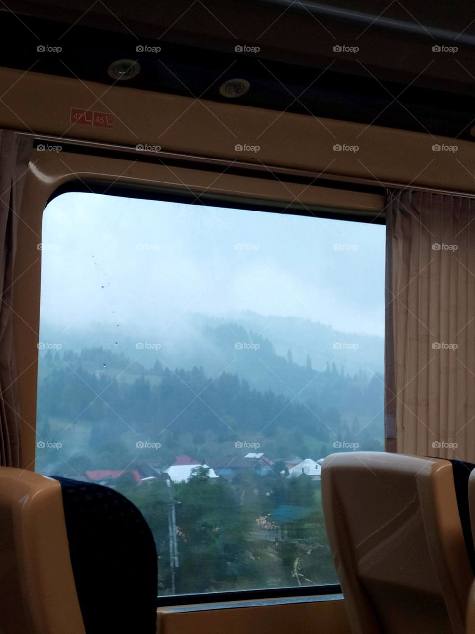 Train interior