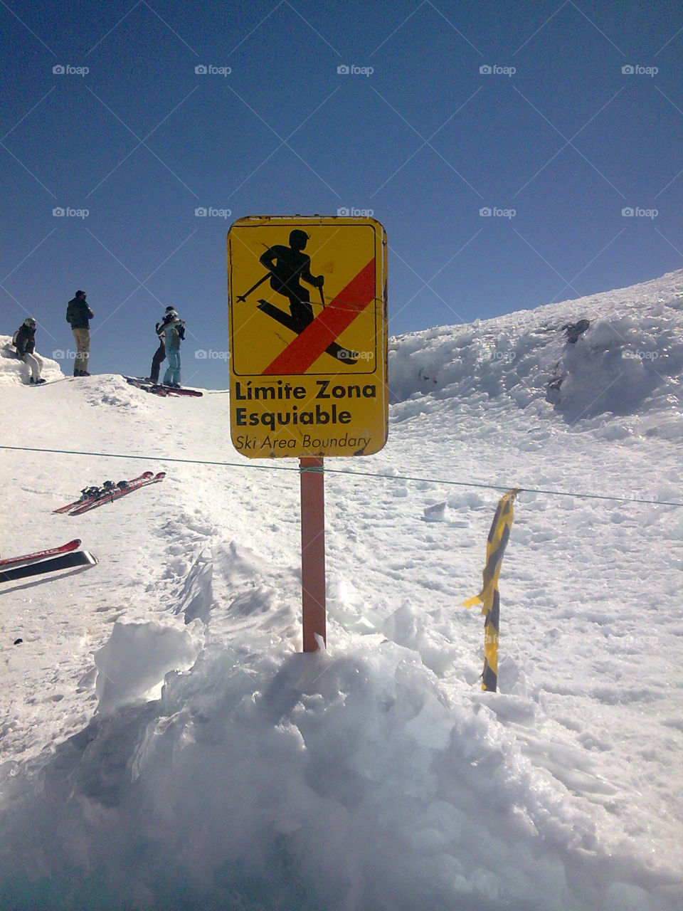 snow winter sign ski by lefringe