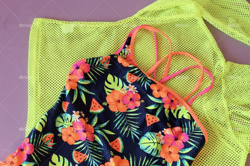 Colorful summer clothes