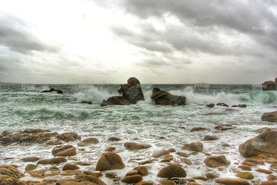 stormy ocean