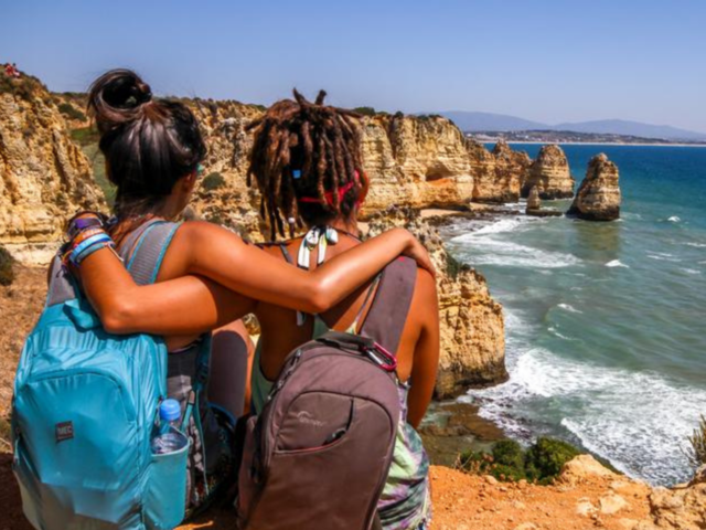 Friends Backpacking Together