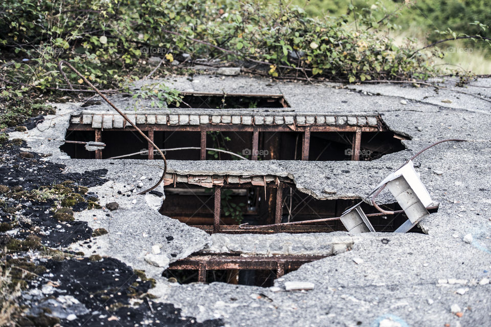 holes on the roofs