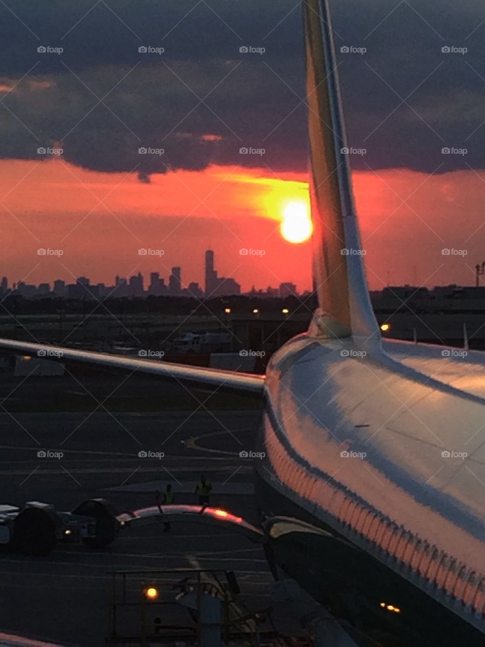 New York as seen from JFK 