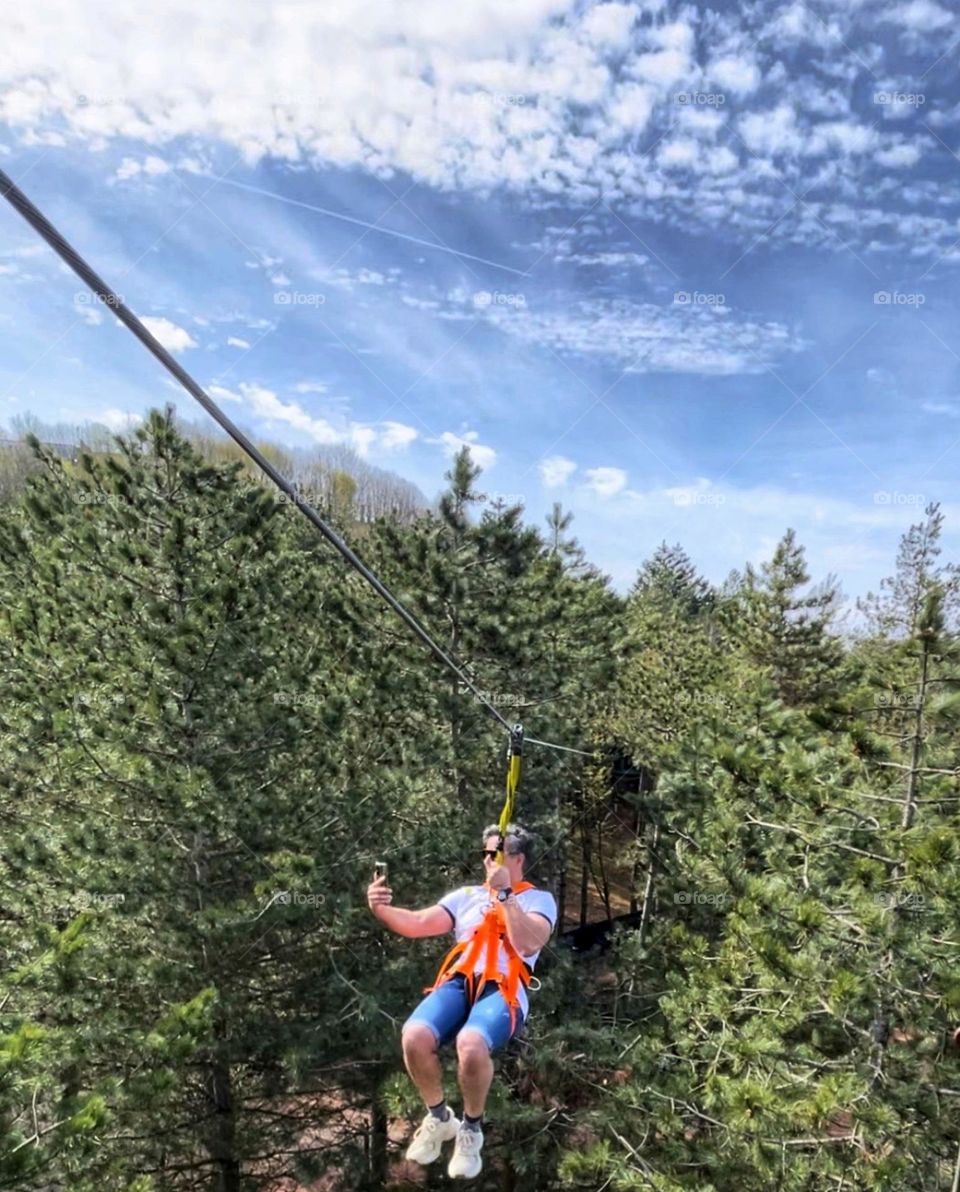 Summer means passion,heat of adventure, deep breaths and flying on the border of the sky and the forest.