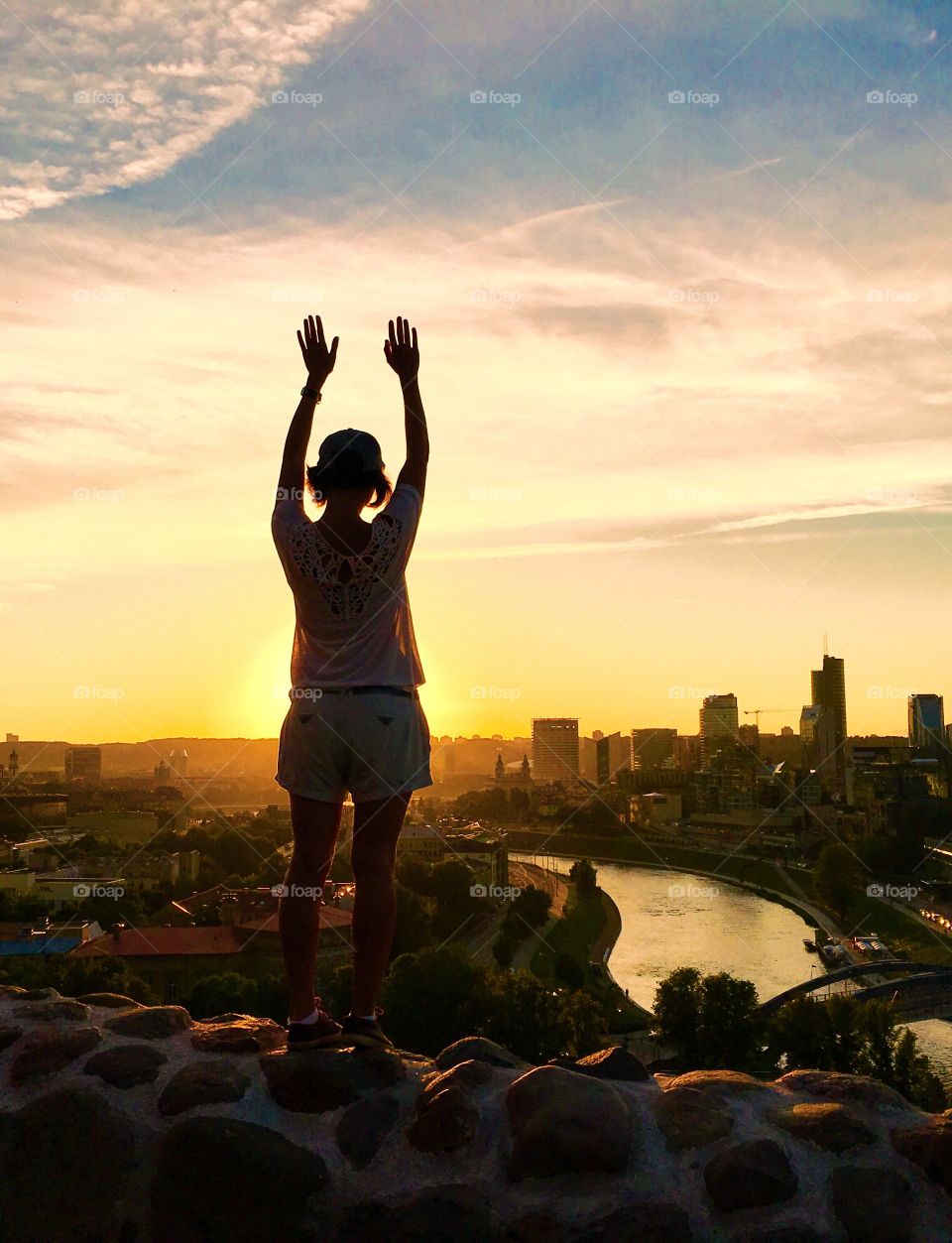 Sunset, People, Woman, Dawn, Outdoors