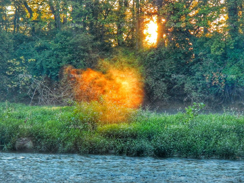 Sunrise and some fog in the morning. 