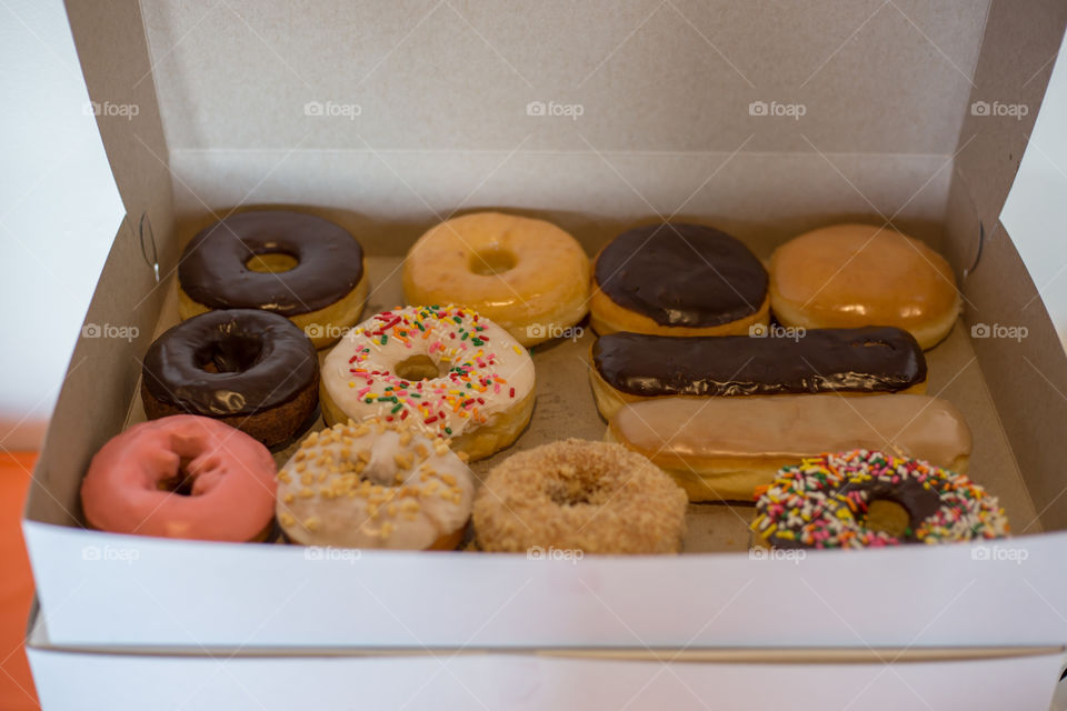 box of donuts